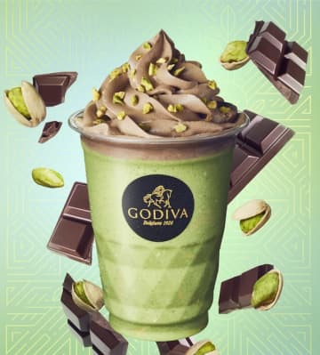 GODIVA(ゴディバ)からドバイチョコレートにインスパイアされたショコリキサー誕生！なめらかなチョコの甘さとピスタチオの風味の贅沢な一杯