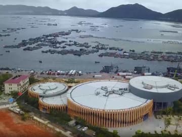 水上に住む人々の歴史と文化に触れる博物館　中国海南省