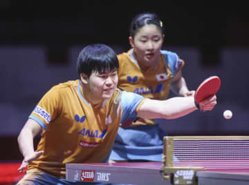 松島、張本美組が3回戦へ　世界卓球第3日