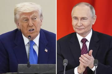 米ロ首脳、停戦巡り協議　プーチン氏の受諾焦点