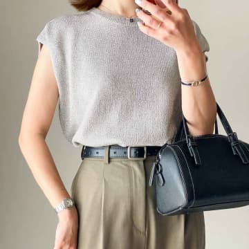 大人にぴったり♡【しまむら】ラメ感華やか「サマーニット」