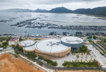 水上に住む人々の歴史と文化に触れる博物館　中国海南省