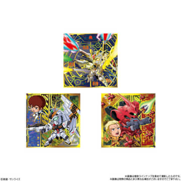 二頭身デフォルメの「νガンダム」や「フリーダム」がカッコ可愛い！ジークアクスも収録の「シールウエハース第4弾」が新登場