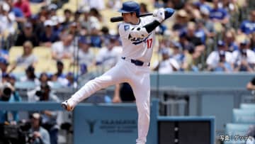 【速報】大谷翔平がレフトスタンドへ3試合ぶり17号ホームラン！5月最多更新の10本目