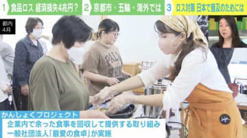 国内初！余った食事を“回収・再分配”する『かんしょくプロジェクト』とは？ 専門家「温度管理、調理して食べきるまでの時間も徹底されている」と評価 他国の食品ロス対策は