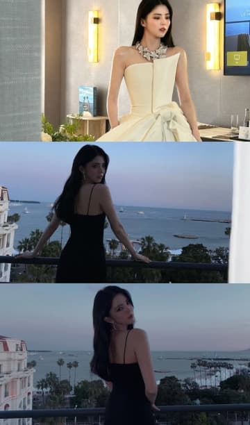 ハン・ソヒ、優雅な佇まいでレッドカーペットを彩った！カンヌ映画祭で放った“恍惚感”【PHOTO】