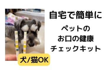 ＜特許出願技術＞ 「ペットのお口の健康チェックキット」5月20日にクラウドファンディングを開始　～お口の健康から全身の健康を支える～