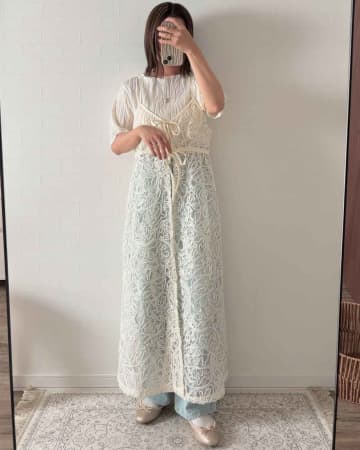 【しまむらの淡色】が可愛い！ 大人に推せる「キャミワンピ」