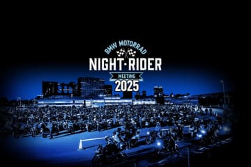 お台場にバイク好き集結！　BMW Motorradが夜のカフェ・ミーティング開催