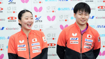 【卓球】松島 輝空・張本美和ペア ストレート勝利　メダル決定戦はパリ五輪金メダルペアと激突！