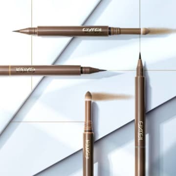 エクセル、極細リキッド×ふんわりパウダーの「ロングラスティングアイブロウ」がさらに落ちにくくなってリニューアル発売中