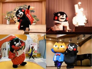 ある時はフランスの美食家、ある時はりょうり男子に早がわり！ うまかもんがいっぱいの【4月のくまモン】