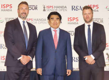 ＩＳＰＳが全英シニアＯＰの冠スポンサーに　Ｒ＆Ａ高評価で実現に半田会長「大変光栄に思います」