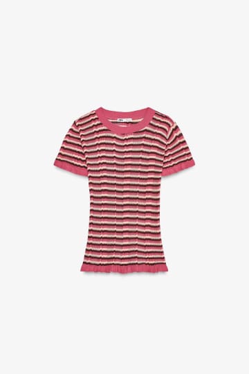 大人に似合う“この柄”！【ZARA】の「カラフルボーダー」