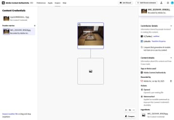 写真とAIデジタルコンテンツの「栄養成分」となる来歴情報。画像にコンテンツクレデンシャルを付与するWebアプリで出来ることとは？ - デジカメ Watch