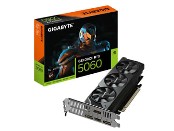 ロープロ仕様のGeForce RTX 5060「GV-N5060OC-8GL」がGIGABYTEから、3連ファン搭載