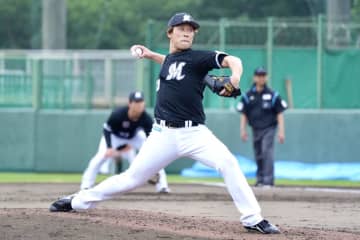 ロッテ・八木彬「ストレート、ツーシームの投げ分けもしっかりできています」と手応え。「どこでも投げられるような投手を目指している」