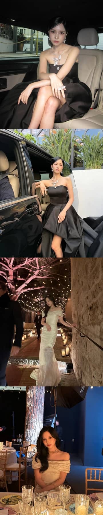 TWICE・ミナ、カンヌで見せた豪華絢爛なオフショルドレス姿「存在そのものが奇跡」【PHOTO】