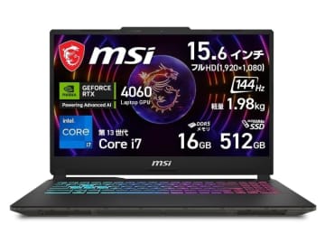 【本日みつけたお買い得品】GeForce RTX 4060搭載ゲーミングノートが3万円オフ