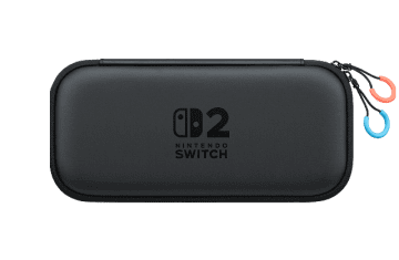 「スイッチ2」真っ赤なゲームカードが目立つ！スイッチと同サイズであることも改めて確認できる、公式キャリングケースの紹介動画