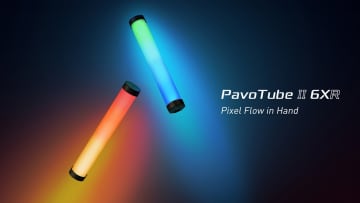 NANLITE、フルカラーチューブライト「PavoTube ll 6XR」を発売。CRMX対応で軽量コンパクト