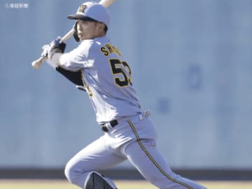 阪神唯一の得点となる適時打で5試合連続安打&打率.333と打撃好調！森下翔太/前川右京を脅かす存在になるべく打撃でアピールした阪神期待の俊足好打者とは！？