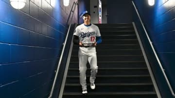 大谷翔平「また変顔」？球団カメラマンが収めたおちゃめな表情のオフショットに注目