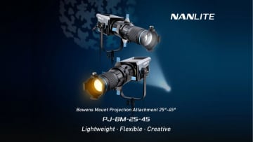 NANLITE、「Bowens Mount Projection Attachment 25°-45」発表。多用途でポータブル [CineGear2025]