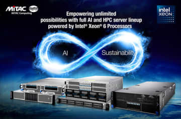 MiTAC Computing、Intel Xeon 6プロセッサを搭載したデータ・センターおよび企業向けサーバのフルラインナップを「COMPUTEX 2025」で発表