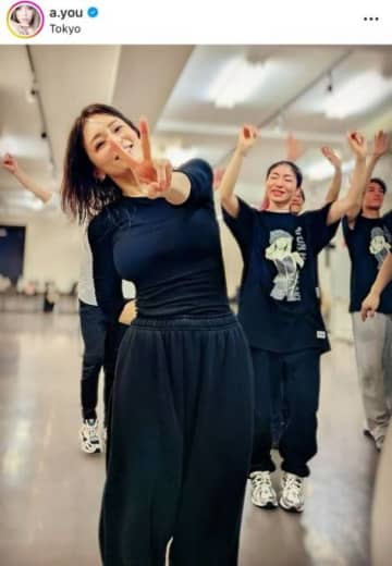 「さすがすぎる」浜崎あゆみ、“15分で完売”香港ライブに向けたリハSHOTに反響「スタイル良すぎです」