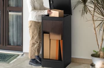 高さのある荷物を複数投入できる宅配ボックス　工事不要