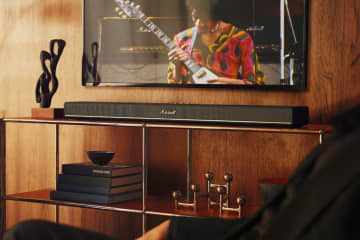 Marshall初のサウンドバー。Dolby Atmos対応の「HESTON 120」