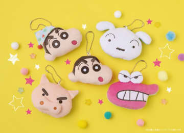 ガシャポン®史上最大90mmのビッグサイズ　「クレヨンしんちゃん フェイスぬいぐるみ」がガシャポン®に初登場