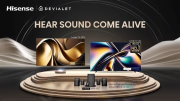 Hisenseから“Tuned by Devialet”のミニLEDテレビ。4.1.2chシアターシステムも
