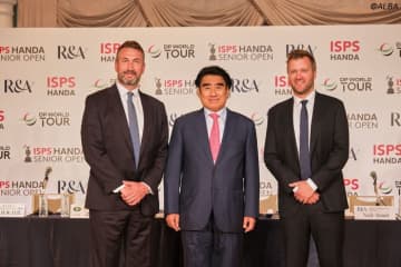 全英シニアOPの冠に『ISPS HANDA』!?　半田会長「スポーツを通じた社会貢献活動を評価していただけた」