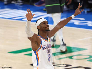 NBAプレーオフウェスタンCFはサンダーが先勝…“MVP”チャント響く中、シェイが31得点9アシスト