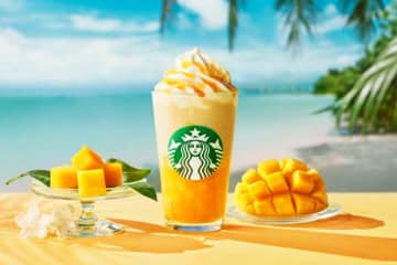 【スターバックス®】オリエンタル マンゴー&ティー フラペチーノ®が新登場♡