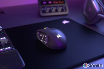 CORSAIRよりゲーミングマウス「SCIMITAR ELITE WIRELESS SE」が5月30日に発売！最大3万3,000DPIと16個のカスタマイズ可能なボタンを搭載