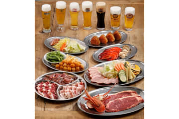 暑さ対策バッチリ！屋外で快適に食べ飲み放題BBQ、明治神宮外苑「森のビアガーデン」