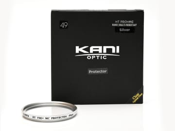 KANIのレンズ保護フィルターに銀枠の49mmが追加
