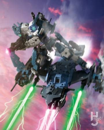 【30MM作例】フルアーマーアルトのパーツを流用したマッシブな「フルアーマーラビオット（空戦試作型）」が爆誕！オリジナルのエグザビーグルも製作し、様々なシチュエーションの演出が可能に【30MINUTES MISSIONS】