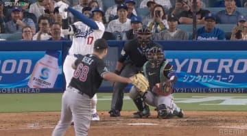 大谷翔平、会心のツーベースで“ご機嫌ダンス”「楽しそう」「やっぱやる男w」塁上で見せたパフォーマンスが話題