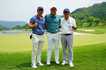 石川遼は原辰徳さんと14年ぶりラウンド 66歳のプレーに驚がく「音と弾道がプロ」