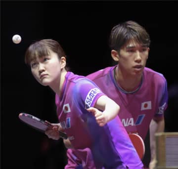 卓球、吉村・大藤組のメダル確定　世界選手権個人戦、混合4強入り