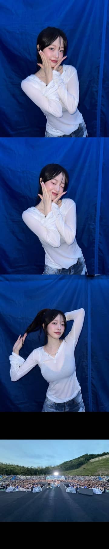 日本AV女優に“デビュー”勧められ一躍話題に！恵体の元K-POPが胸元すけトップスで魅了！【PHOTO】