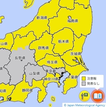 【速報】埼玉で急な強い雨、落雷に注意　夜遅くまで