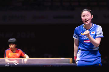 張本美和、金琴英とのフルゲーム激闘制しリベンジ成功　北朝鮮の難敵退け4回戦へ、シンガポール勢と激突【世界卓球2025】