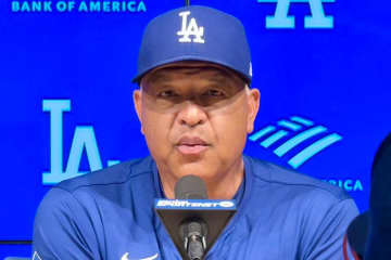 ロバーツ監督が“夫婦喧嘩”　ボブルヘッドデーなのに…まさかの欠場に「妻が怒っていた」