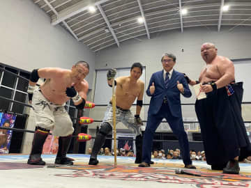 【大日本】30周年記念大会『大日維新』山口大会　青木優也＆中之上靖文が「一騎当千」で白星発進