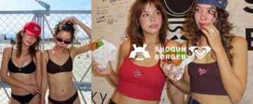 【ROXY×SHOGUN BURGER】異色のコラボが実現!夏フェス映えするアイテムが登場